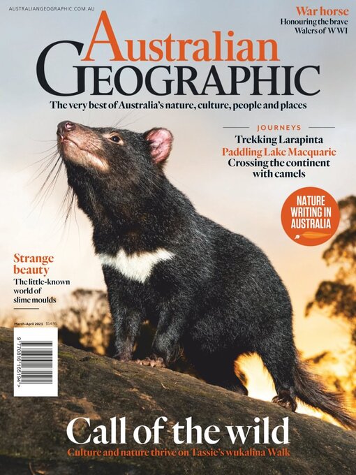 Australian geographic cover image