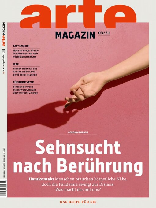 Arte magazin cover image