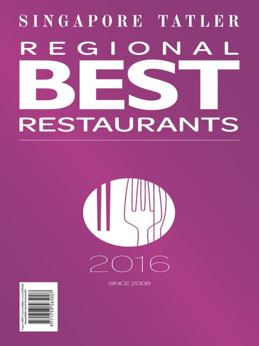 Singapore tatler regional best restaurants cover image