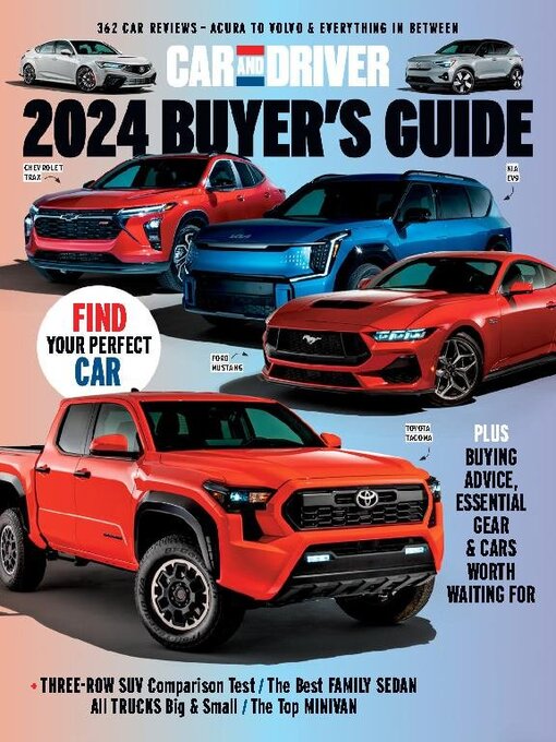 Car & driver 2024 buying guide cover image