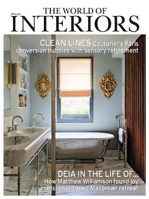 The world of interiors cover image