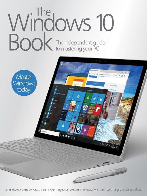 The windows 10 book cover image