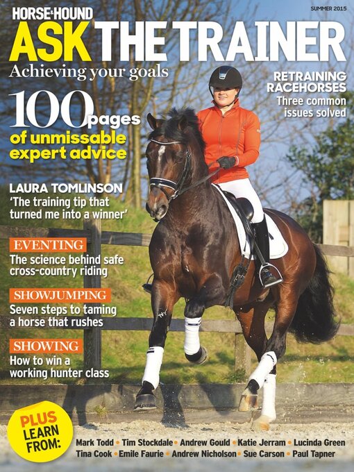 Horse & hound ask the trainer cover image