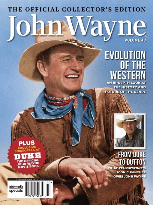 John wayne - volume 48: evolution of the western cover image