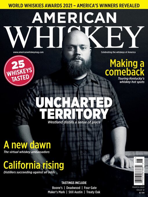 American whiskey magazine cover image