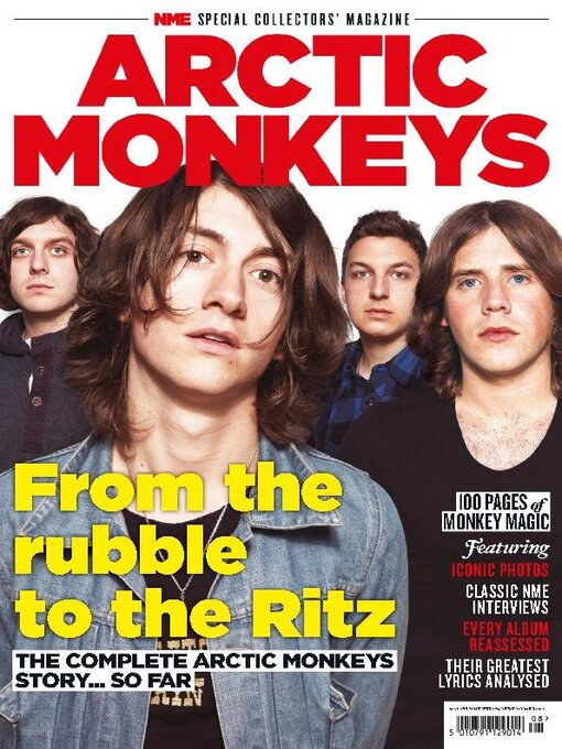 Nme special collectorśђة magazine: arctic monkeys cover image