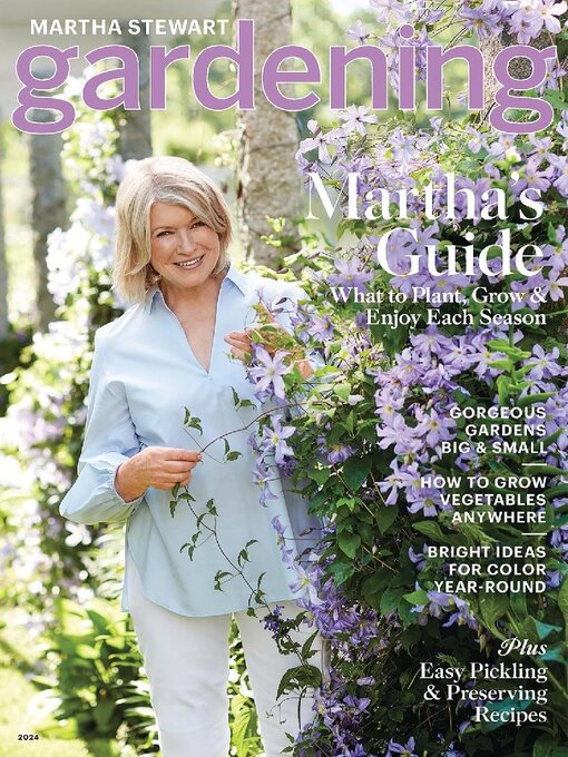 Martha stewart gardening cover image