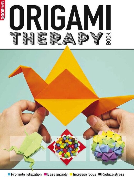 Origami therapy book cover image