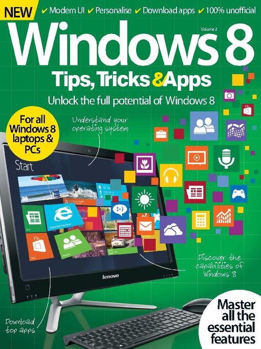 Windows 8 tips, tricks & apps cover image