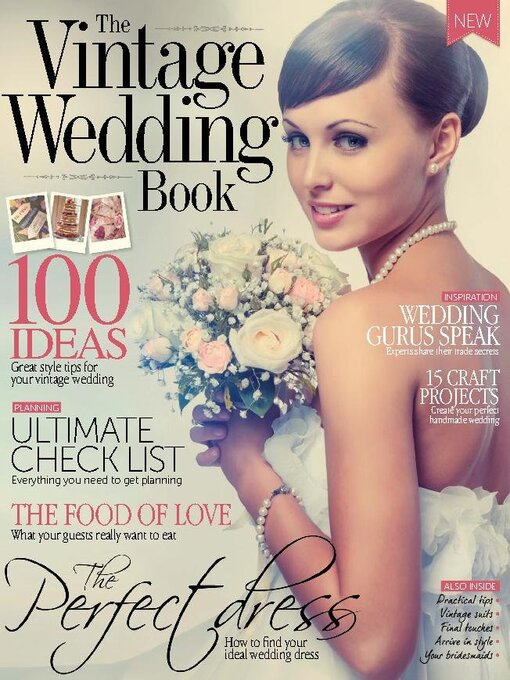 The vintage wedding book cover image