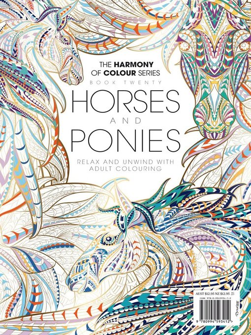 Colouring book: horses and ponies cover image