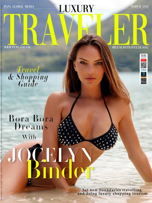 Luxury traveler magazine cover image