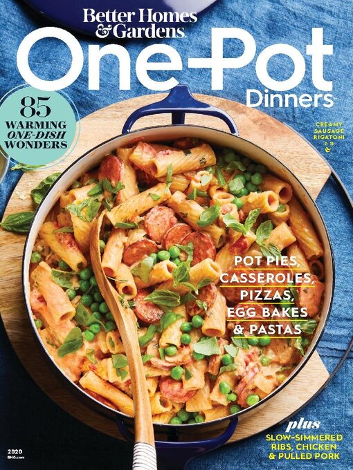 Better homes & gardens one-pot dinners cover image