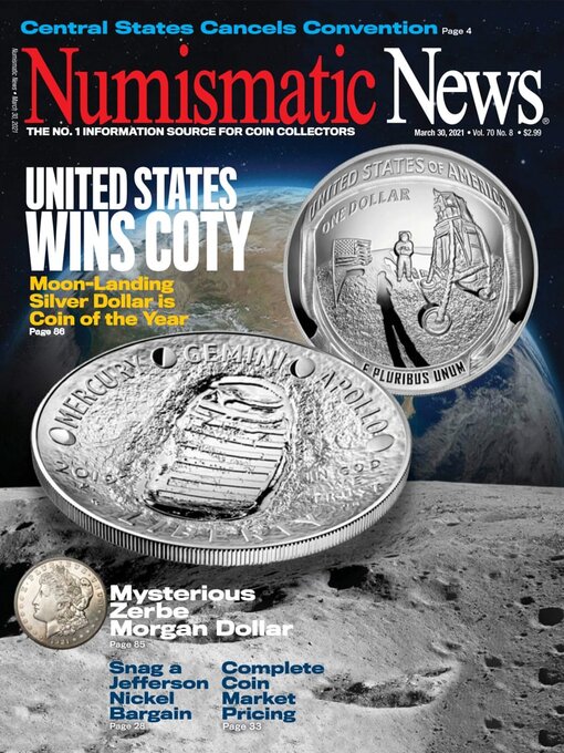 Numismatic news cover image