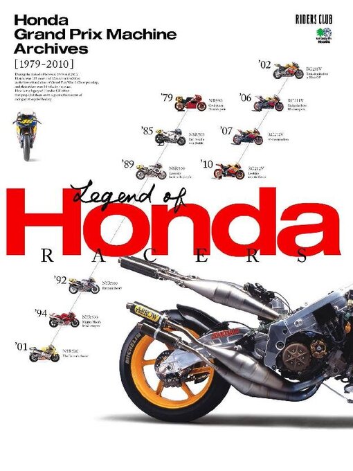 Honda grand prix machine archives [1979-2010] cover image