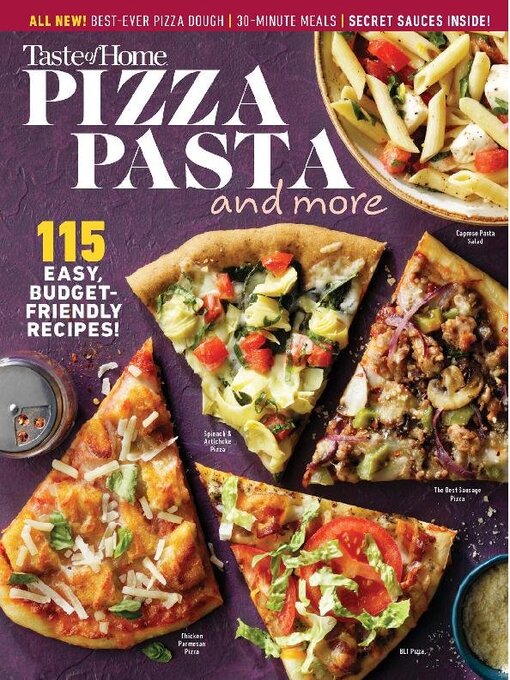 Pizza, pasta & more cover image