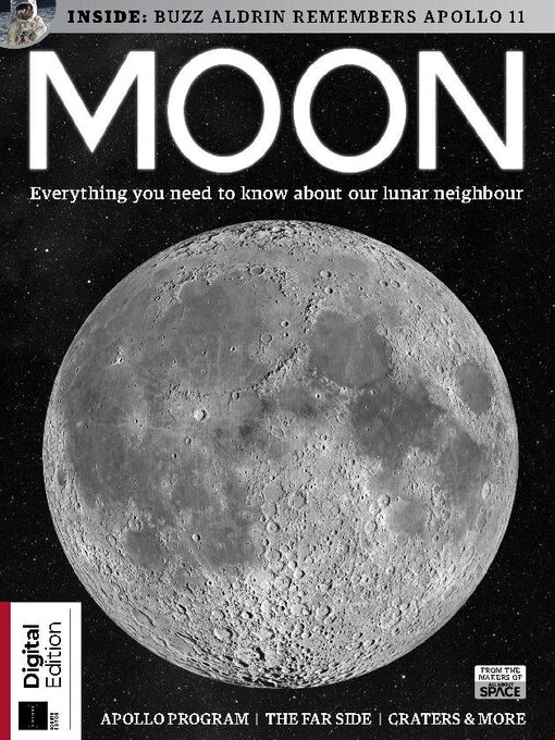 All about space book of the moon cover image