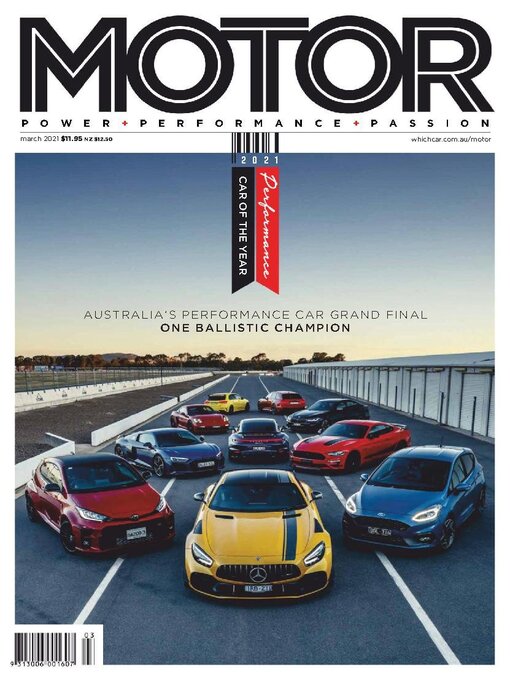Motor magazine australia cover image
