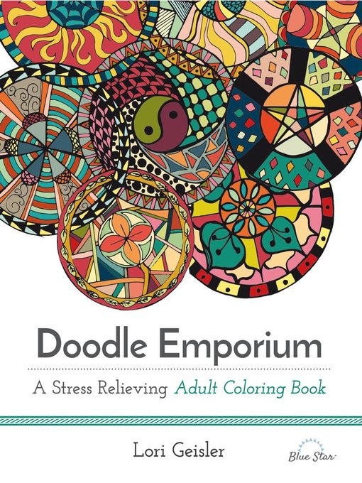 Doodle emporium: a stress relieving adult coloring book cover image