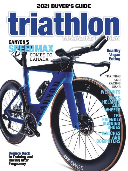 Triathlon magazine canada cover image