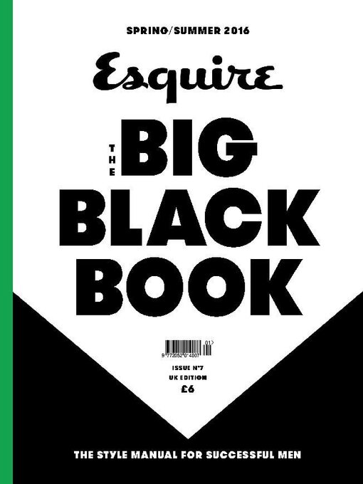Esquire: the big black book cover image