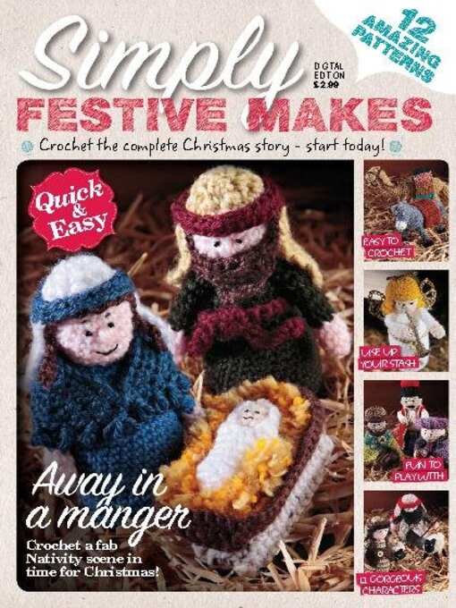 Crochet nativity cover image