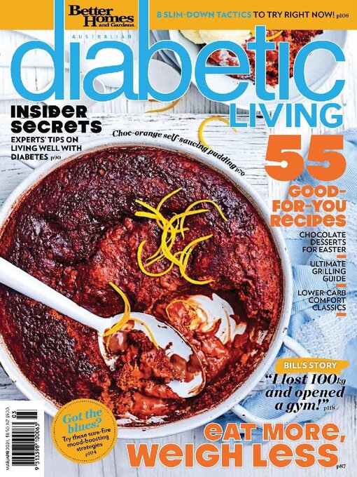Diabetic living australia cover image