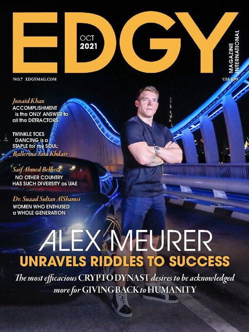 Edgy magazine cover image