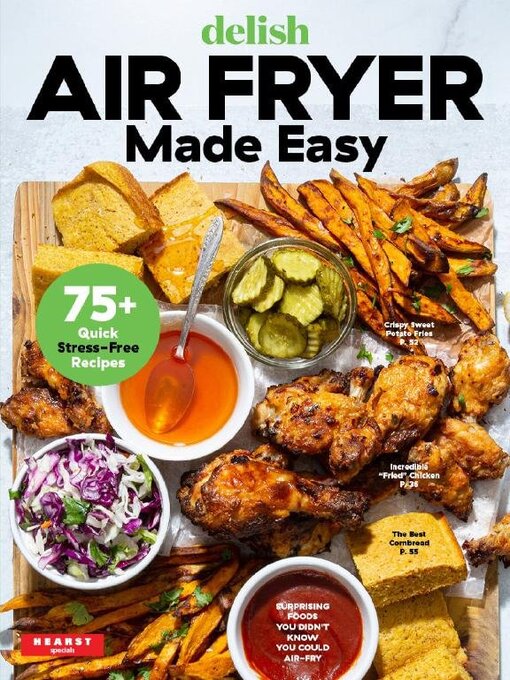 Delish air fryer made easy cover image