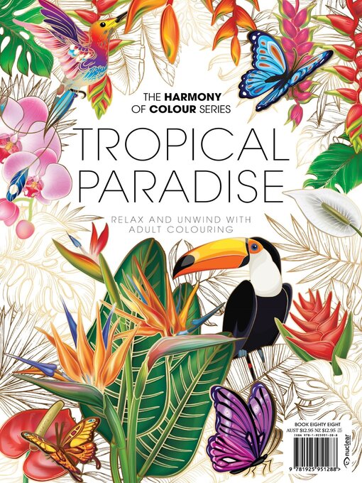 Colouring book: tropical paradise cover image