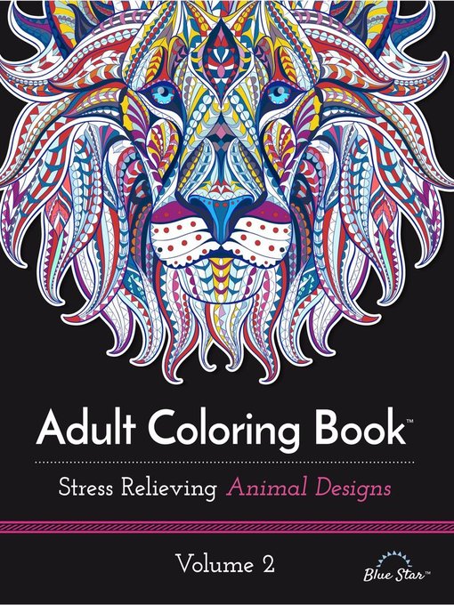 Adult coloring book: stress relieving animal designs volume 2 cover image