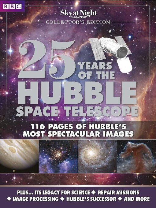 25 years of the hubble space telescope - from bbc sky at night magazine cover image