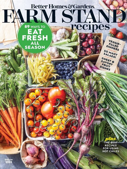 Better homes & gardens farm stand recipes cover image