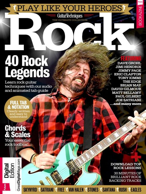 Play like your heroes: rock cover image