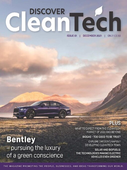 Discover cleantech magazine cover image
