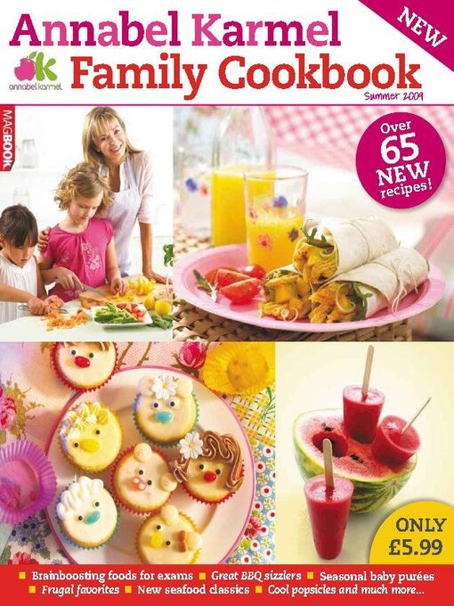 Annabel karmel family  summer cookbook cover image