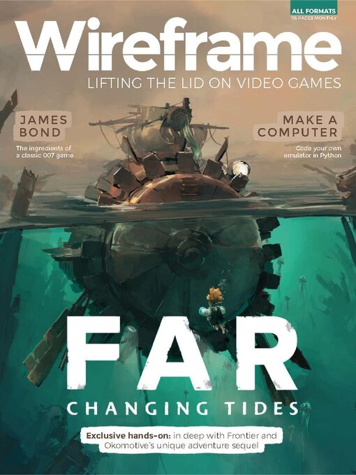 Wireframe magazine cover image