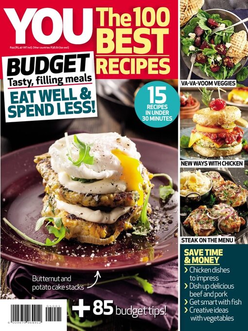 You the 100 best recipes: budget cover image