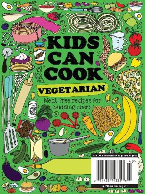 Cover Image of Kids can cook vegetarian