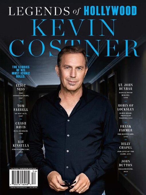 Cover Image of Legends of hollywood - kevin costner