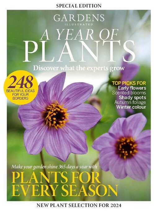Cover Image of Gardens illustrated a year of plants 2024