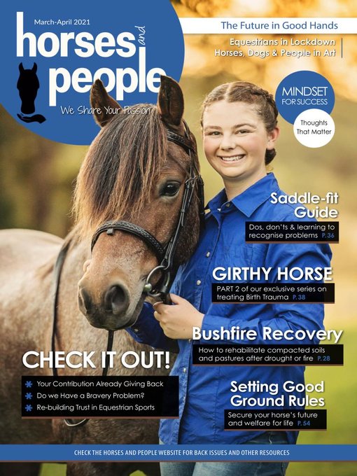 Horses and people cover image