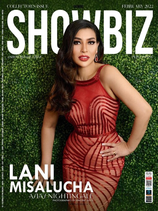 Showbiz magazine cover image