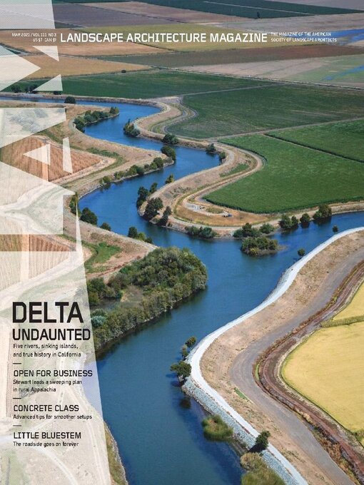 Landscape architecture magazine cover image