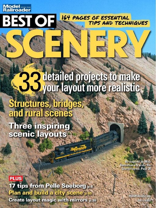 Model railroader's best of scenery cover image
