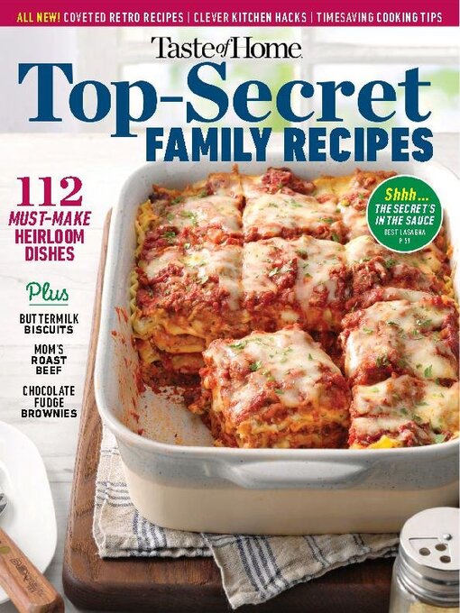 Top secret family recipes cover image