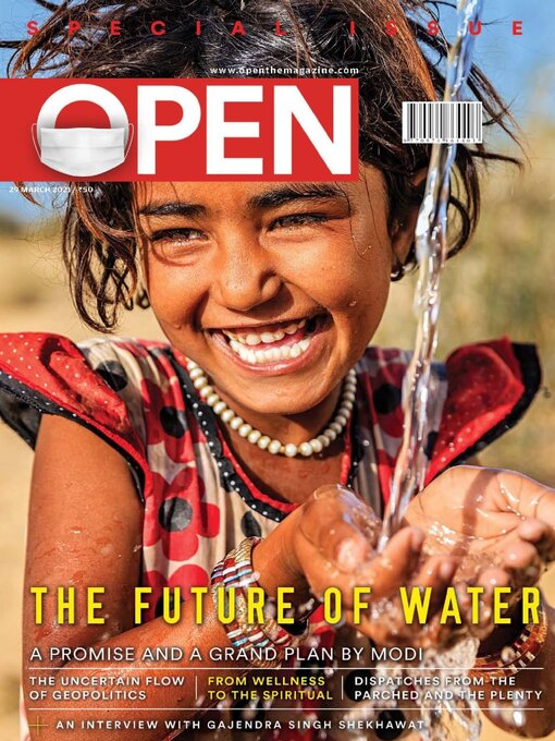Open magazine cover image