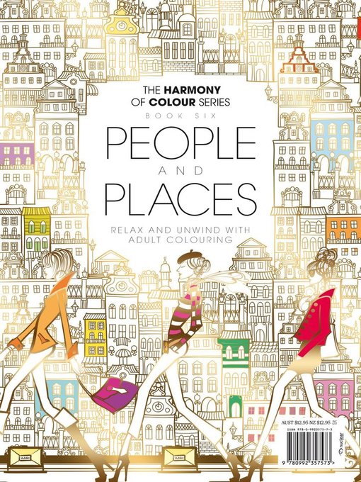 Colouring book: people and places cover image