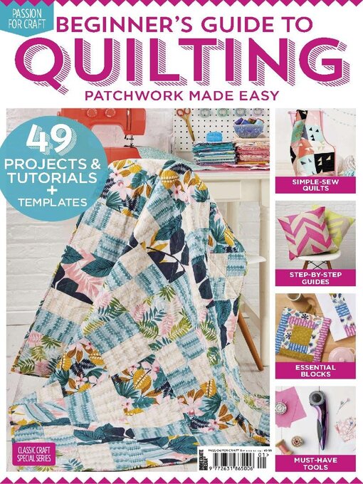 Beginner's guide to quilting cover image