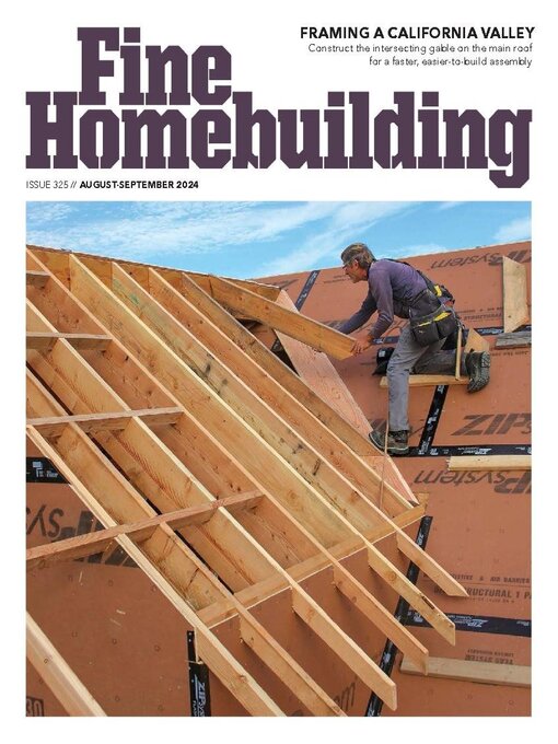 Fine homebuilding magazine cover image